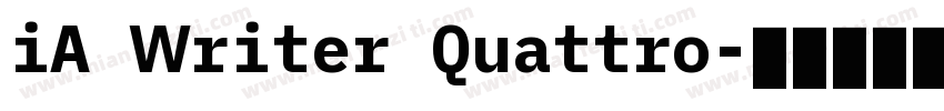 iA Writer Quattro字体转换